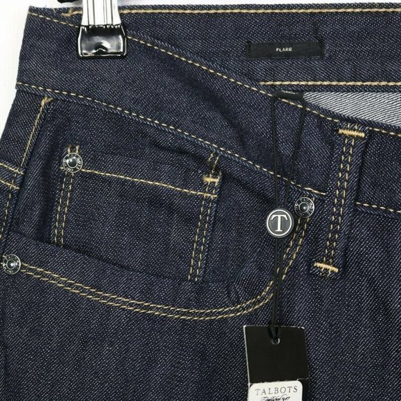 Talbots Flare Jeans‎ Dark Stretch 12 X 32 - Picture 9 of 10